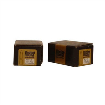Nosler 30 Cal 170gr RN Partition UPC: 054041163330