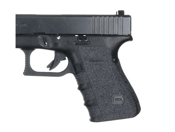 Talon Grips 110G Adhesive Grip Compatible w/Glock 19/23/25/32/38 Gen4 w/No Backstrap, Black Textured Granulate