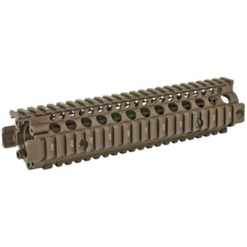 Daniel Defense 0100408020011 MK18 RIS II Handguard 9.55 2Piece FreeFloating Style Made of 6061T6 Aluminum with Flat Dark Earth Anodized Finish  Picatinny Rail for AR15 UPC: 852548002813