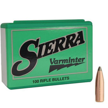 Sierra 1515 Varminter  6mm .243 80 gr Spitzer BoatTail Blitz 100 Per Box UPC: 092763015155