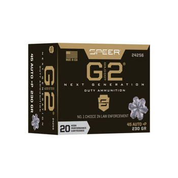 Speer Gold Dot G2 Subsonic Centerfire Ammunition, 45 ACP, G2, 230 Grain - 20 Cartridge Box ( 20 / 1 )