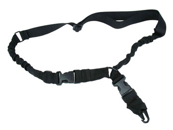 TacFire SL003B 2 To 1 Point Sling Black Nylon 30"-40" OAL Adjustable Double Bungee Rifle
