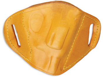 Bulldog MLTRS Molded OWB Tan Leather Belt Slide Fits S&W J Frame Fits 2-4" Barrel Right Hand
