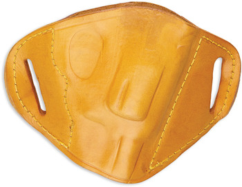 Bulldog MLTRS Molded  OWB Tan Leather Belt Slide Fits SW J Frame Fits 24 Barrel Right Hand UPC: 672352008234