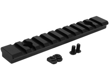TacFire MAR105L M-LOK Accessory Picatinny Section Rail 5 Inch 11 Slots Black Anodized