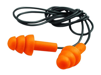 Walker's GWPEPCORD2PK Corded Foam Ear Plugs 25 dB In The Ear Orange/Black Adult 2 Per Pack