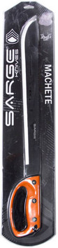 SARGE MACHETE 18" BLD BLK/ORG HNDL UPC: 805319316466