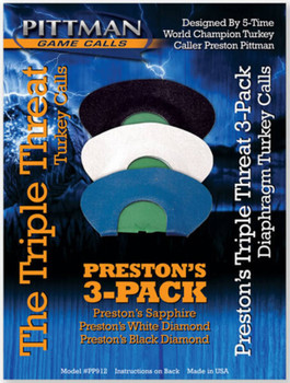 PITTMAN TRIPLE THREAT 3PK MOUTH CAL UPC: 747176109129