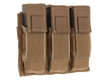 Tacshield T3603CY Universal Triple Pistol Triple Coyote 1000D Nylon