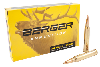 Berger Bullets 70020 Classic Hunter  300Win Mag 185gr Hybrid Boat Tail 20 Per Box/10 Case                                                                                                               
