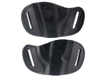 Bulldog MLBS Molded OWB Black Leather Belt Slide Fits Bersa Thunder 380 Fits Ruger LCP Fits Sig 230 Right Hand
