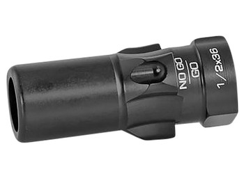 Rugged Suppressors OA005 3 Lug Adapter 9mm Luger 1/2"-36 tpi Threads, Black
