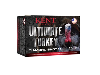 Kent Cartridge C123TK504 Ultimate Turkey 12Gauge 3" 1 3/4oz 4Shot 10 Per Box/10 Case