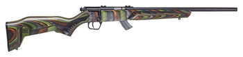 Savage Arms 26736 Mark II Minimalist 22 LR Caliber with 101 Capacity 18 Barrel Matte Black Metal Finish  Boyds Minimalist Green Laminate Stock Right Hand Full Size UPC: 062654267369