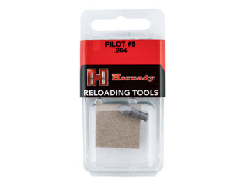 Hornady 390947 Cam Lock Pilot .264 Silver 6.5 Creedmoor Steel