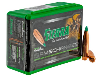 Sierra 4330T Tipped GameKing 6.5Creedmoor 130gr Hollow Point Boat Tail 50/Box