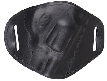 Bulldog MLBRS Molded OWB Black Leather Belt Slide Fits S&W J Frame Fits 2-4" Barrel Right Hand