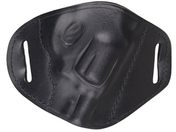 Bulldog MLBRS Molded OWB Black Leather Belt Slide Fits S&W J Frame Fits 2-4" Barrel Right Hand