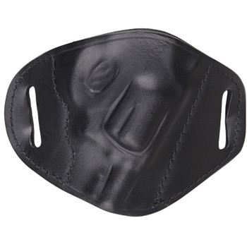 Bulldog MLBRS Molded  OWB Black Leather Belt Slide Fits SW J Frame Fits 24 Barrel Right Hand UPC: 672352008227