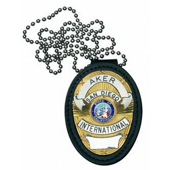 Recessed Shield Badge Holder UPC: 666406059600