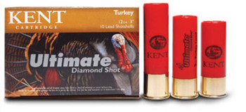 Kent Cartridge Ultimate Diamond Turkey 20 Gauge Shotshell Ammunition, 3 Inch, 1300 FPS, 1 1/4 Ounce, #4 Shot - 10 Cartridge Box ( 10 / 1 )