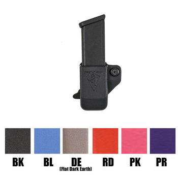 CompTac C62143000LBKN Single Mag Pouch  OWB Black Kydex Belt Clip Compatible wGlock 43 Belts 1.50 Wide Right Hand UPC: 739189120666