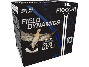 Fiocchi 12DLS187 Field Dynamics Dove & Quail 12Gauge 2.75" 1 1/8oz 7Shot 25 Per Box/10 Case