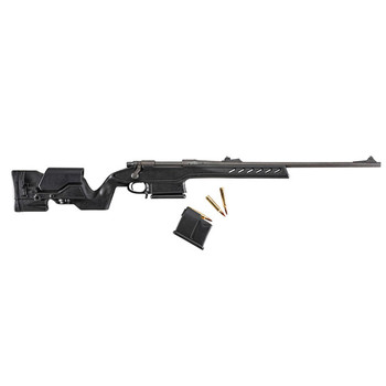 Archangel AA1500SA Precision Stock  Black Synthetic Fixed with Adjustable Cheek Riser for Weatherby Vanguard Howa 1500 Short Action Includes Mag UPC: 708279014413