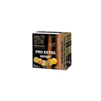 Clever Professional Ammunition Mirage Pro Extra 12 Gauge Shotshell Ammunition, 2 3/4 Inch, 1330 FPS, 1 1/8 Ounce, #8 Shot - 250 Cartridge Case ( 25 / 10 / 1 )