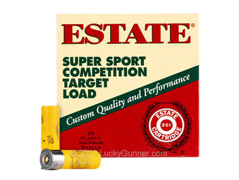 Estate Cartridge SS208 Super Sport Competition Target 20Gauge 2.75" 7/8oz 8Shot 25 Per Box/10 Case