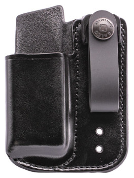 Galco IWBMC26B IWB Mag Carrier Single Black Leather Belt Belts 1.75 Wide Compatible w Single Stack Compatible w Sig P220 Compatible w SW MP Shield Compatible w 1911 Ambidextrous Hand UPC: 601299198166