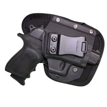 Crossfire Shooting Gear CRFEDCSA1SFR The EDC  IWB Black Ballistic Nylon Belt Clip Fits Subcompact 2.50 Barrel Right Hand UPC: 812254022956