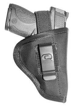 Crossfire Shooting Gear CRFTUSA1S2 The Undercover  IWBOWB Size 02 Black Ballistic Nylon Belt Clip Fits Subcompact 22.50 Barrel Ambidextrous UPC: 857665002302