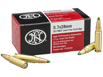 FN 10700020 High Performance 5.7x28mm 27gr Jacketed Hollow Point 50 Per Box/40 Case