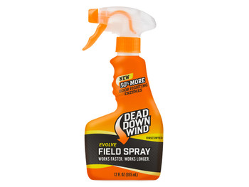 Dead Down Wind 131218 Evolve Field Spray Odor Eliminator Unscented Scent 12 oz Trigger Spray