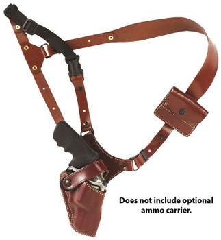 Galco GA186 Great Alaskan Size Fits Chest Up To 54 Tan Leather ShoulderTorso Strap Fits Ruger Alaskan Fits SW N Frame Right Hand UPC 601299520011