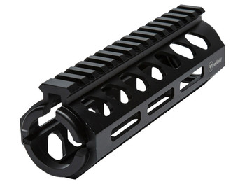 Firefield FF34057 Edge Handguard 6.62" 2-Piece M-LOK, Carbine Style Made of 6061-T6 Aluminum with Black Matte Finish for AR-15