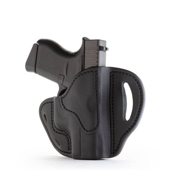 1791 Gunleather BHCSBLR BHC  OWB Size C Stealth Black Leather Belt Slide Compatible wGlock 43Sig P365Walther PPK Right Hand UPC: 816161022931