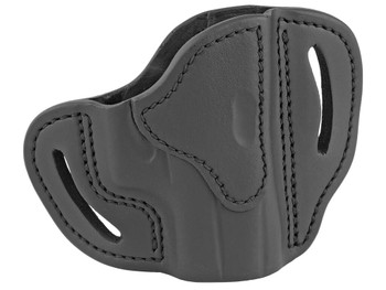 1791 Gunleather BHCSBLR BHC OWB Size C Stealth Black Leather Belt Slide Compatible w/Glock 43/Sig P365/Walther PPK Right Hand