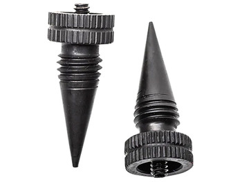 Accu-Tac LRS0200 LR-10 Set Black Oxide Aluminum with Screw On Design for Accu-Tac Bipod