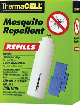 Thermacell R1 Repellent Refill  Effective 15 ft Odorless Scent Repels Mosquito Effective Up to 12 hrs 1 Cartridge3 Mats UPC: 181752000217