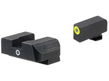 AmeriGlo GL5301 i-Dot Sight Set for Glock Green Tritium LumiGreen Outline Front Sight-Green Tritium Rear Sight