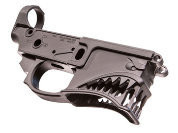 Sharps Bros SBLR01 Hellbreaker Stripped Lower Multi-Caliber Black Anodized Finish 7075-T6 Aluminum Material Compatible w/Mil-Spec AR-15 Internal Parts