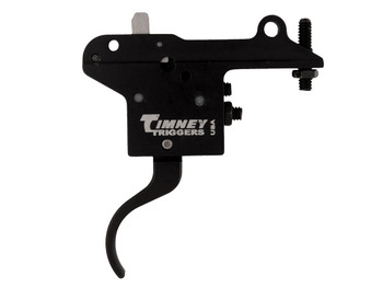 Timney Triggers 401 Featherweight Curved Trigger with 3 lbs Draw Weight & Black Finish for Winchester 70 Right