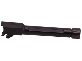 True Precision Inc TPP365XLBXTBL Sig 9mm Luger 3.70" Threaded Black Nitride Stainless Steel, Fits Sig P365XL/P365X-MACRO