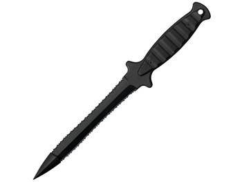 Cold Steel CS-92FMA FGX Wasp 7" Fixed Serrated Black Griv-Ex Blade & Handle