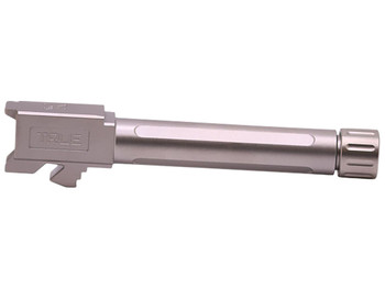 True Precision Inc TPG19BXT Glock 9mm Luger 4.50" Threaded Satin Stainless Steel, Fits Glock 19 Gen1-5