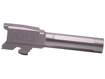 True Precision Inc TPG43BX Glock 9mm Luger 3.40" Fluted Satin Stainless Steel, Fits Glock 43/43X