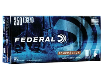 Federal 350LA Power-Shok 350Legend 180gr Jacketed Soft Point 20 Per Box/10 Case