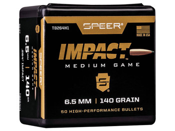 Speer TB264H1 Impact 6.5Creedmoor 140gr Speer Impact 50 Per Box/5 Case